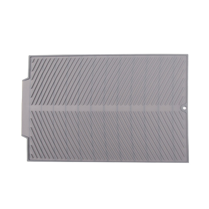Silicon Dish Drying Mat with Drain Lip in 3 Sizes