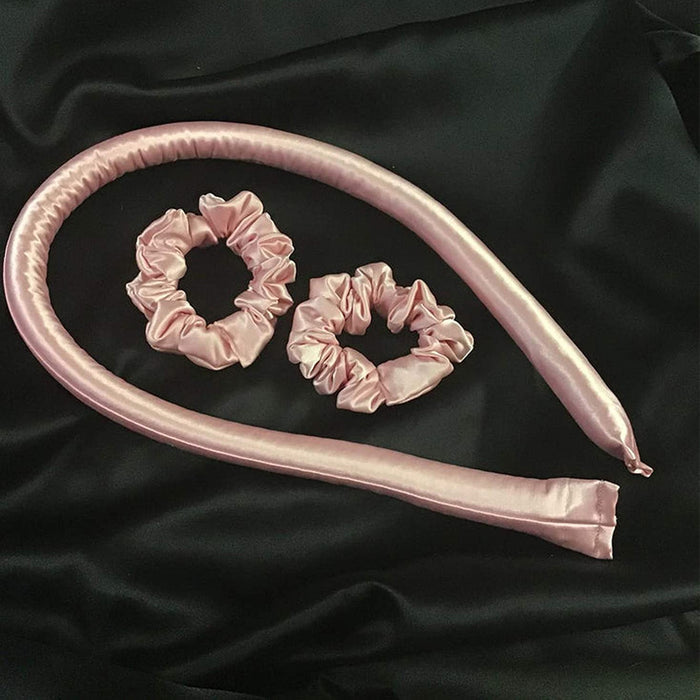 Heatless Lazy Curling Rod Silk Headband Manual Hair Rollers