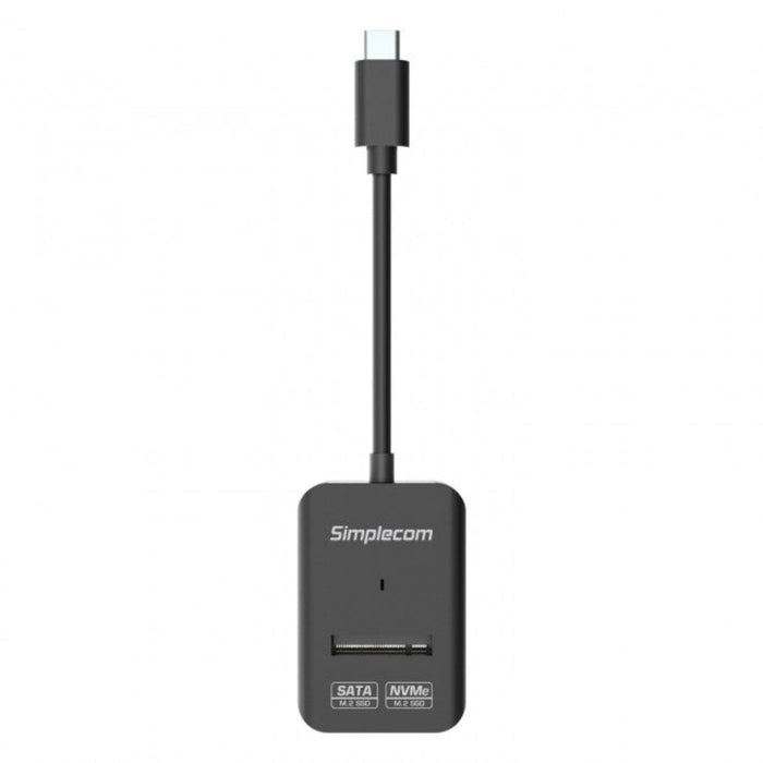 Simplecom NVMe / SATA Dual Protocol M.2 SSD to USB-C Adapter Converter USB 3.2 Gen 2 10Gbps
