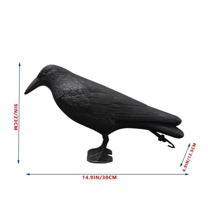 Simulation Black Crow Raven Pigeon Repellent