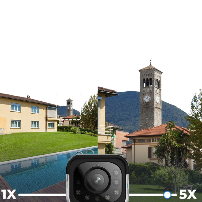 Smart 4K 8MP PoE Security Camera 5X Zoom