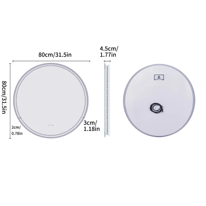 Smart Round Bathroom Mirror