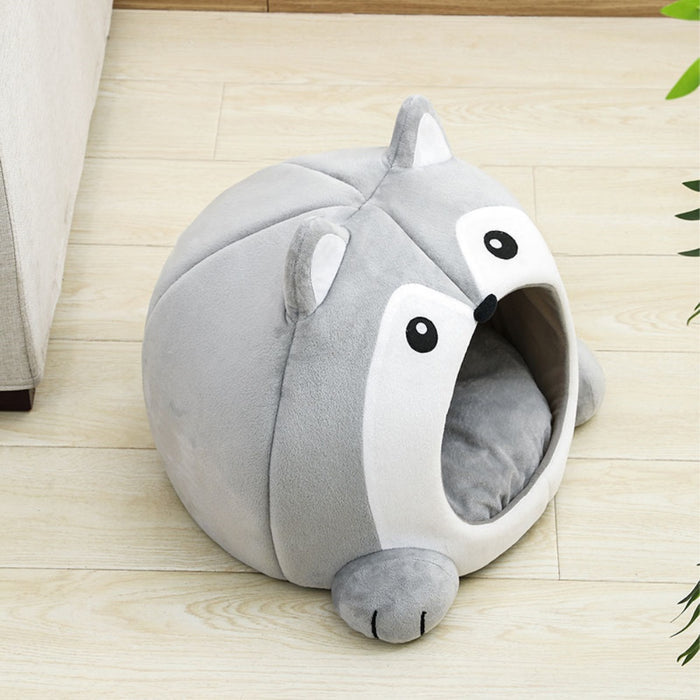 Soft Pet Basket Pet Bed for Cats and Small Dogs
