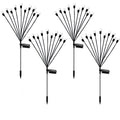 LUMIRO 4 Pack Solar Garden Lights Outdoor Firefly Lights
