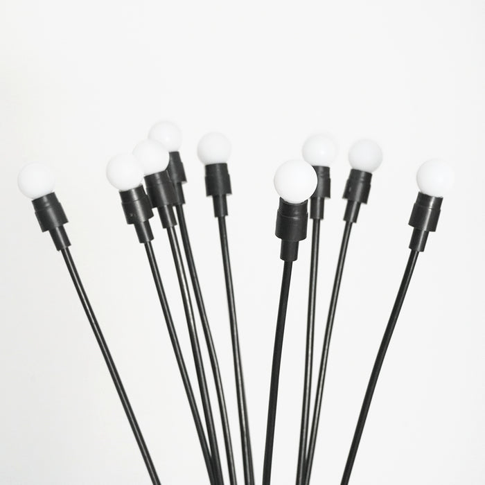 LUMIRO 4 Pack Solar Garden Lights Outdoor Firefly Lights