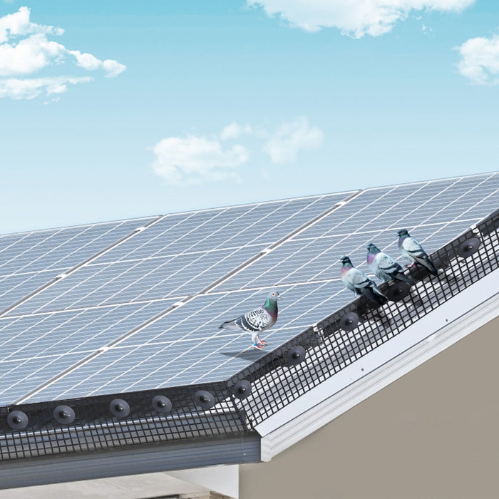 Solar Panel Bird Guard Critter Guard Roll Kit  Stainless Steel Fasteners