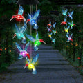 Solar Power Wind Chimes and Pendants for Courtyard and Outdoor