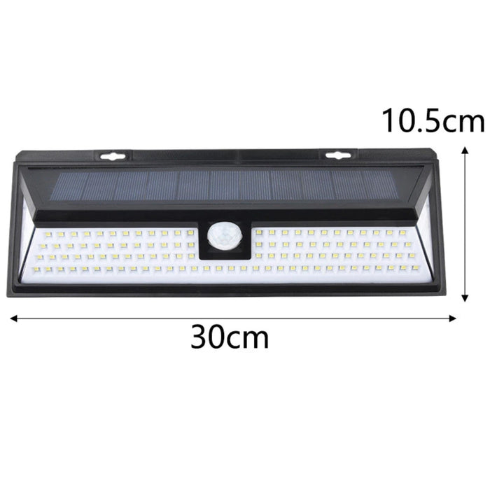 118 LED Solar Motion Sensor Light Outdoor Garden Security Wall Lamp Floodlight