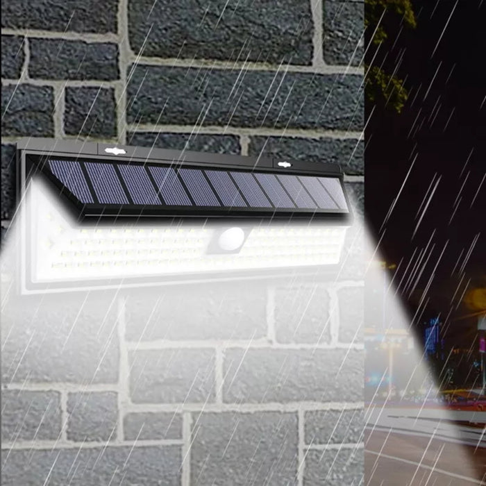 118 LED Solar Motion Sensor Light Outdoor Garden Security Wall Lamp Floodlight