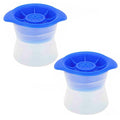 Pack of 2 Sphere Shape Ice Molds Quick Release  Ice Ball Maker for Cocktail