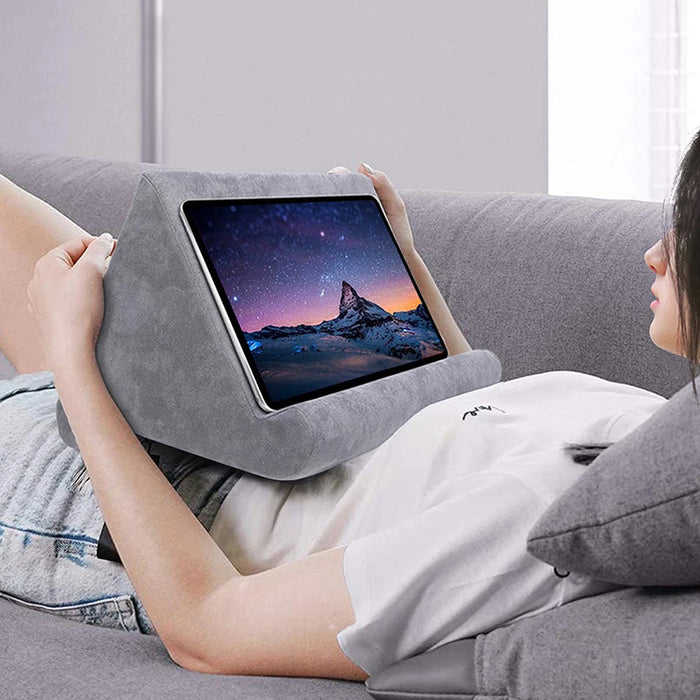 Sponge Pillow Tablet and Phone Support Bed Rest Cushion Tablette Reading Holder
