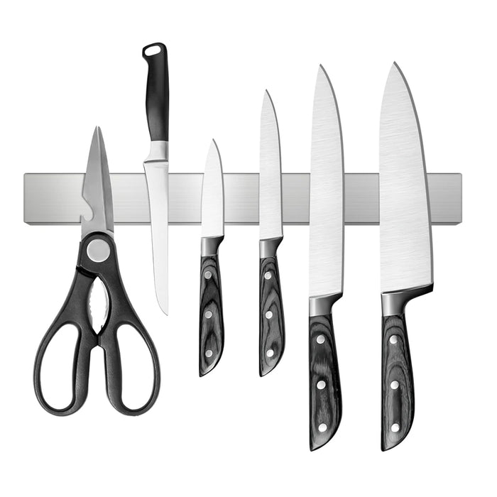 40/50cm Stainless Steel Magnetic Wall-Mounted Rack Kitchen Knives Holder