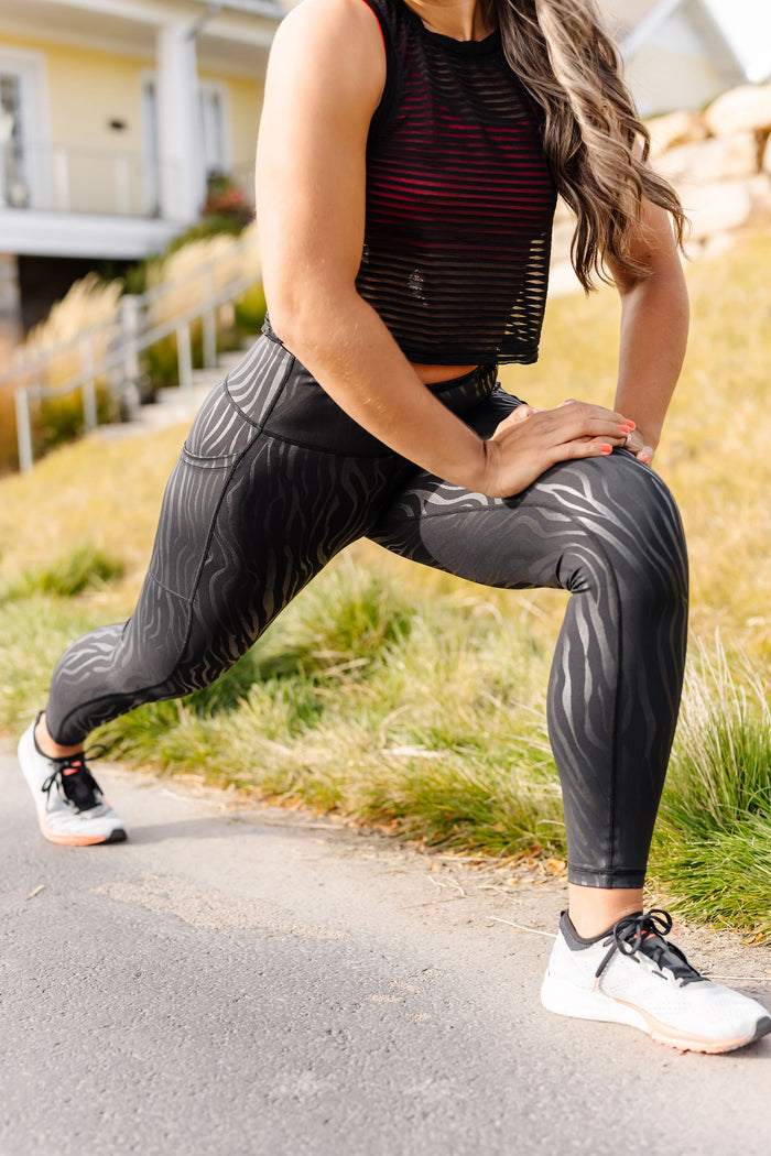 Stealth Zebra Leggings (Final Few)
