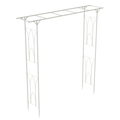 Stereoscopic Garden Arch Arbor Metal Wedding Arch Decor Pergola Trellis