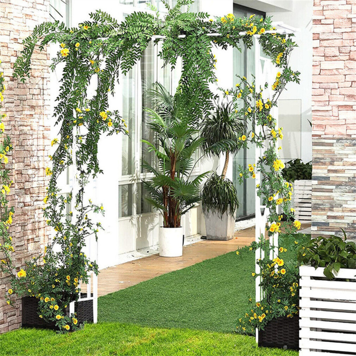 Stereoscopic Garden Arch Arbor Metal Wedding Arch Decor Pergola Trellis