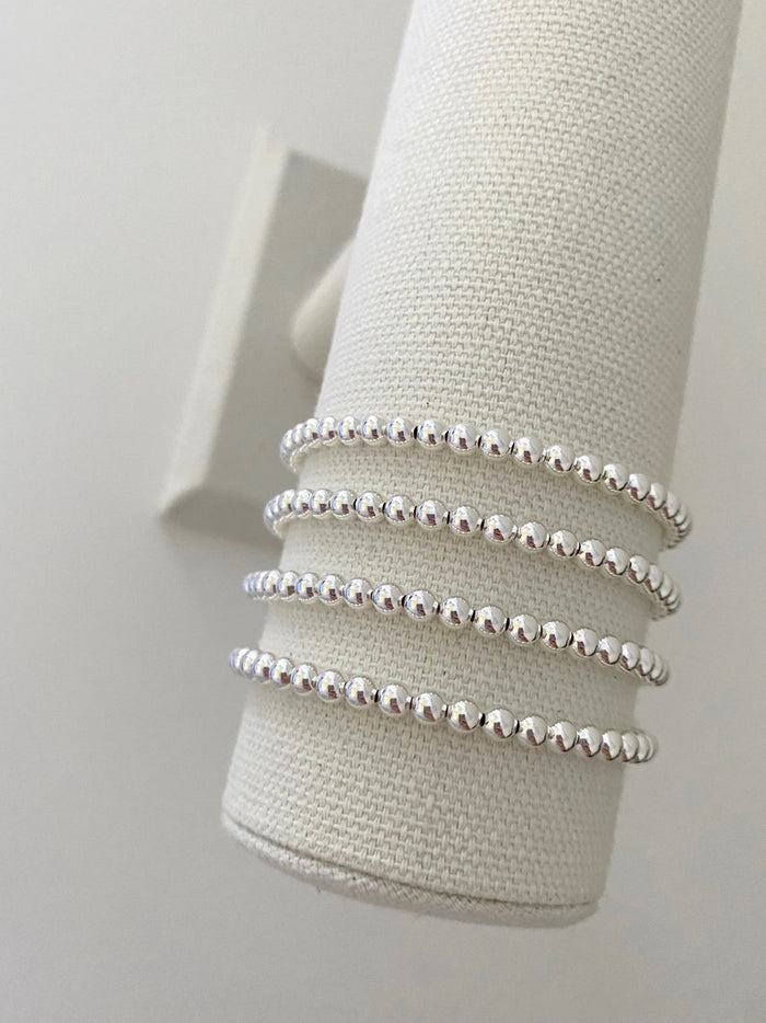 Sterling Silver Plated Stacking Bracelets