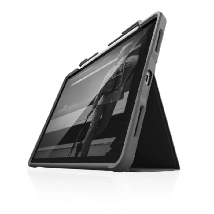 STM Dux Plus Carrying Case for iPad Air 11 Inch M3 M2 5th and 4th Generation Black with Pencil Storage