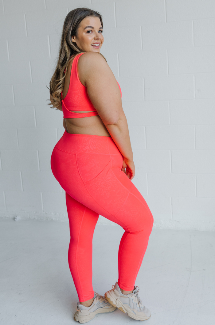 Strawberry Stealth Snake Leggings