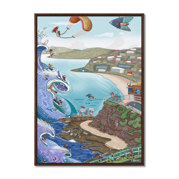 Canvas / A1 (594 x 841mm) Most Popular size / Walnut