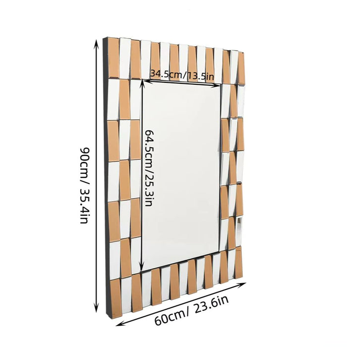 Stylish and Functional Beveled Glass Full-length Mirror