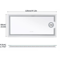 Stylish LED Wall Mounted Magnifying Mirror