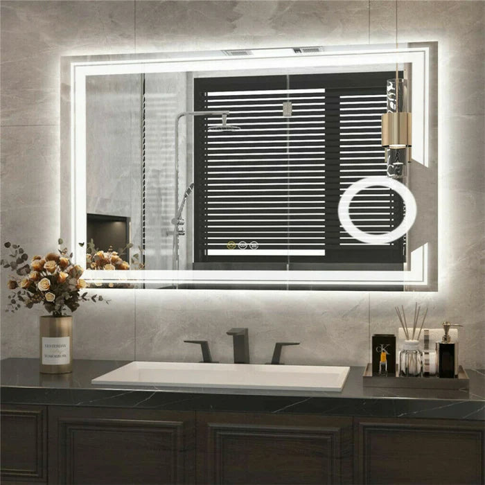 Stylish LED Wall Mounted Magnifying Mirror