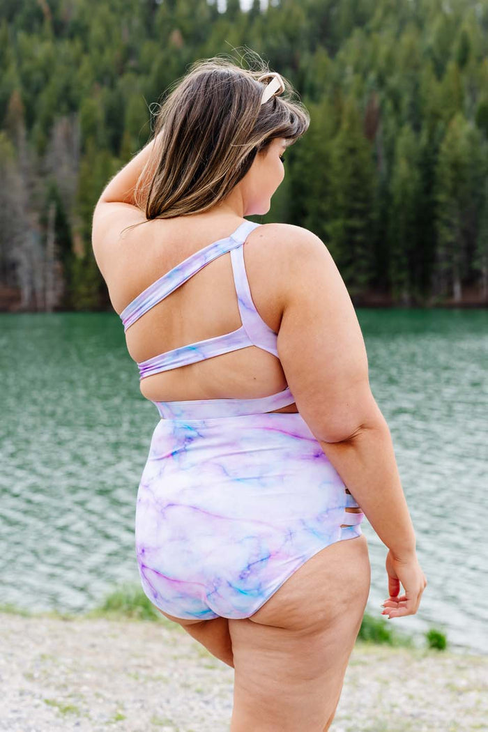 Sunburst Ultra-High Rise Bottoms - Swim in Watercolor
