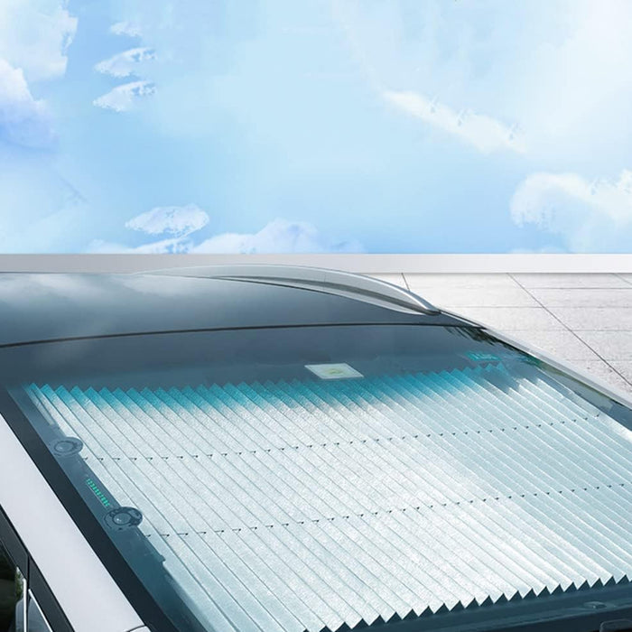 Retractable Auto Roller Sunshade Blinds for Car Front Windscreen