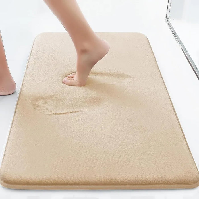 Super Absorbent Memory Foam Floor Mat Non-Slip Bathroom Rug