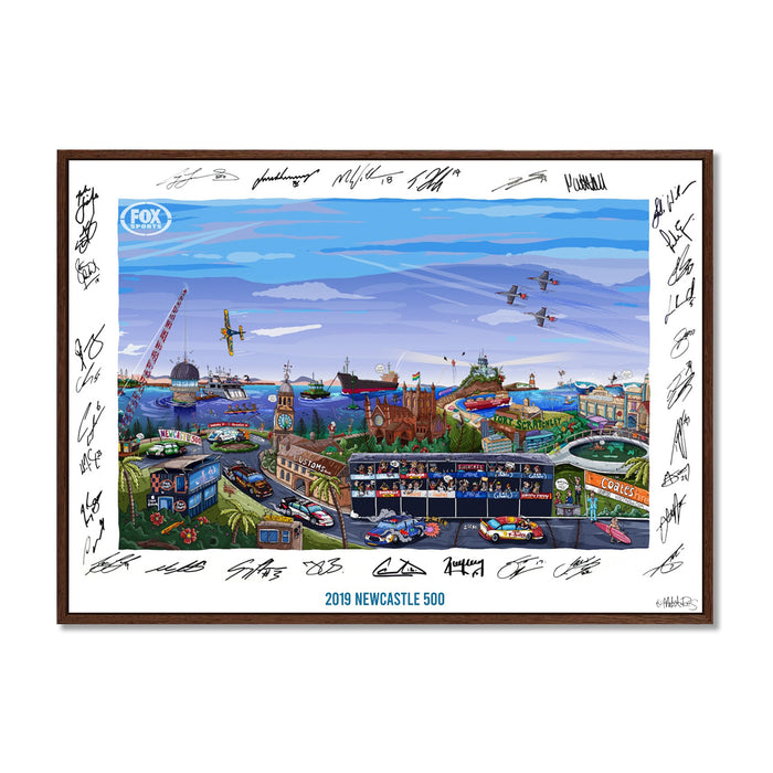 Canvas Print / A1 (594 x 841mm) Most Popular Size / Walnut