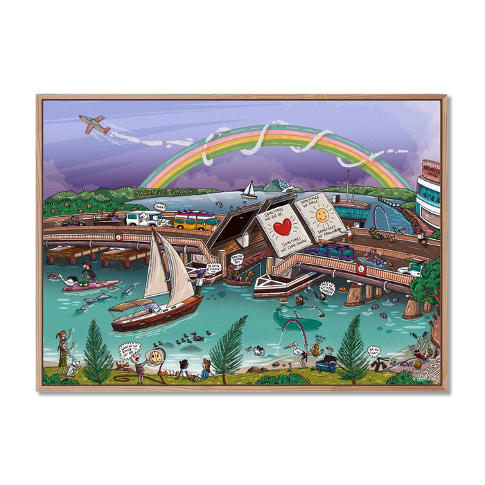 Canvas Print / A1 (594 x 841mm) Most Popular Size / Oak