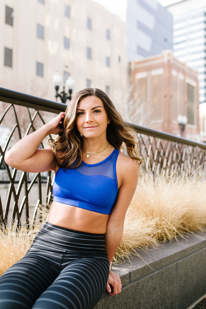Sweetheart Bra in Cobalt Blue (Final Few- XS, L, 2XL, 3XL)