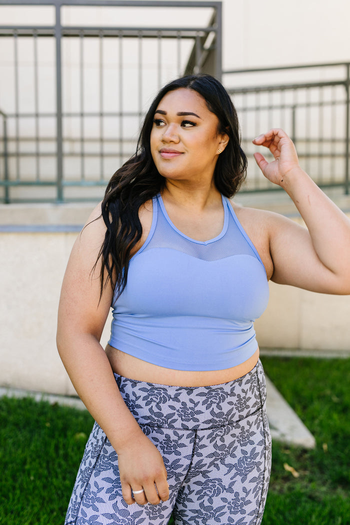 Periwinkle Crop Top* / XXL