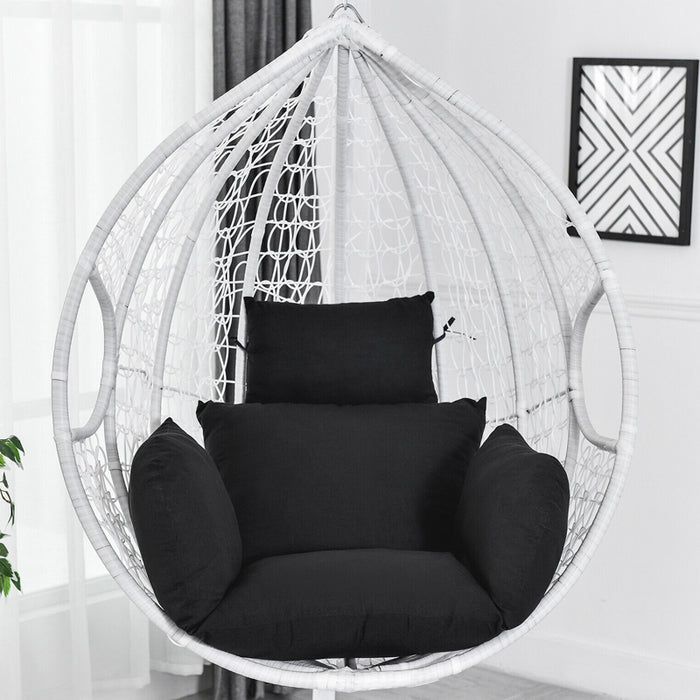 Hanging Egg Chair Soft Cotton Replacement Cushion for Swing Wicker Chair