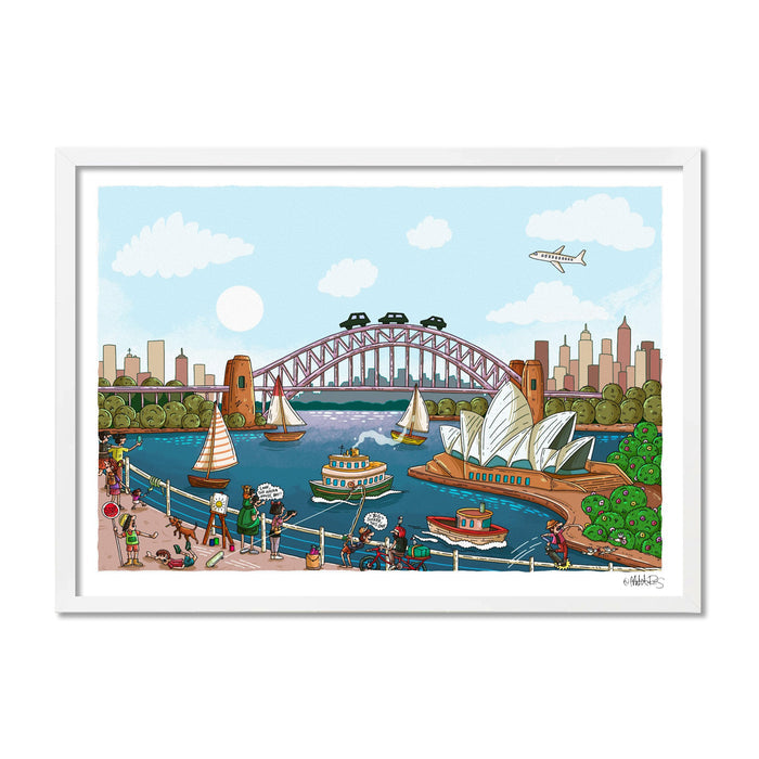 Fine Art Print / A1 (594 x 841mm) Most Popular Size / White
