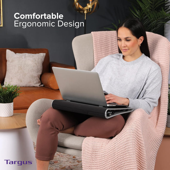 Targus Chill Mat Cooling Stand with 2 Fans Neoprene Cushioning and Anti Slip Rubber Stops