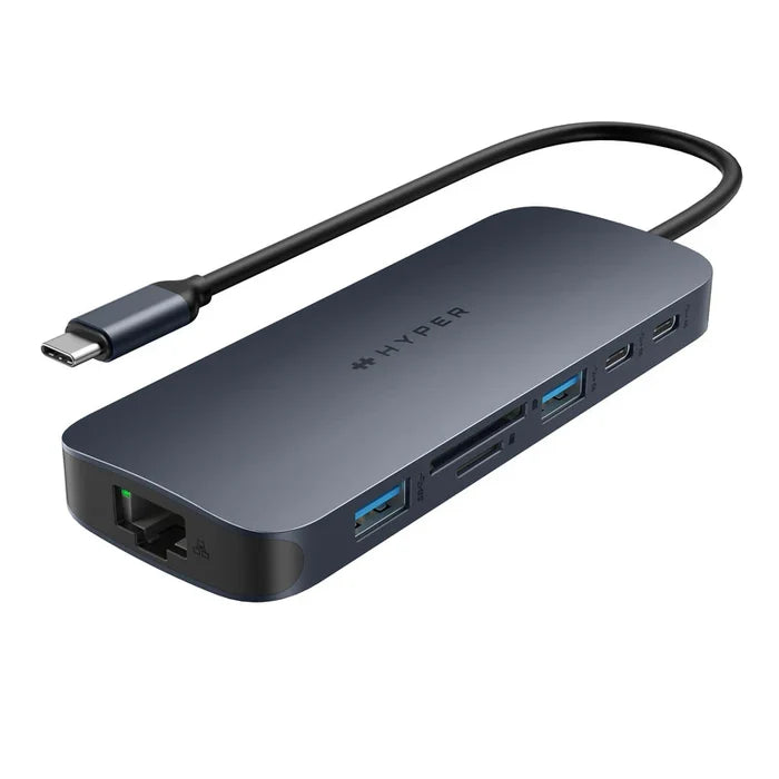Targus HyperDrive 11 Port USB C Docking Station Midnight Blue with Dual 4K 60Hz Support and 140W Power Delivery