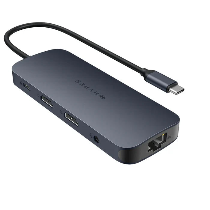 Targus HyperDrive 11 Port USB C Docking Station Midnight Blue with Dual 4K 60Hz Support and 140W Power Delivery