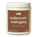 Teakwood + Mahogany Scented Candle