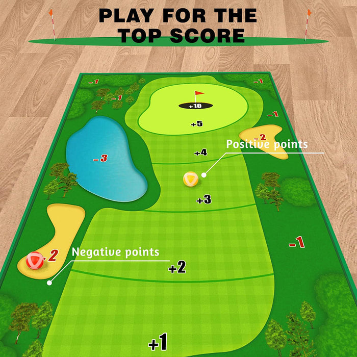 The Casual Golf Game Set with Optional Clubs