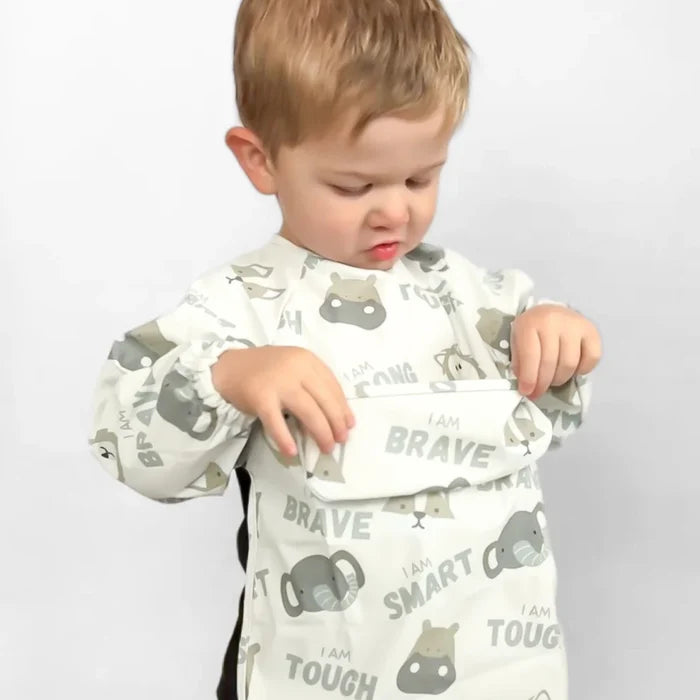 The Grayson Long Sleeve Bib - Affirmations
