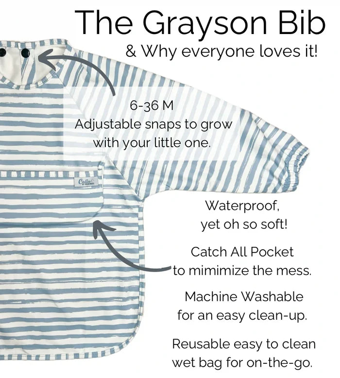 The Grayson Long Sleeve Bib - Leopard