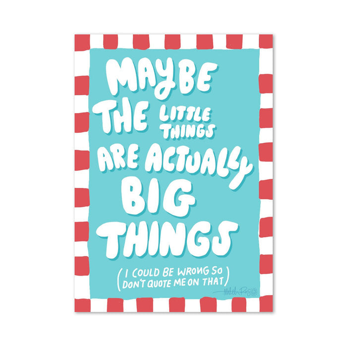 The Little Big Things Poster