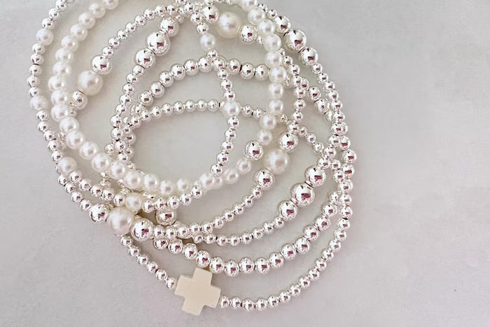 The Minimalist Silver Pearl Collection