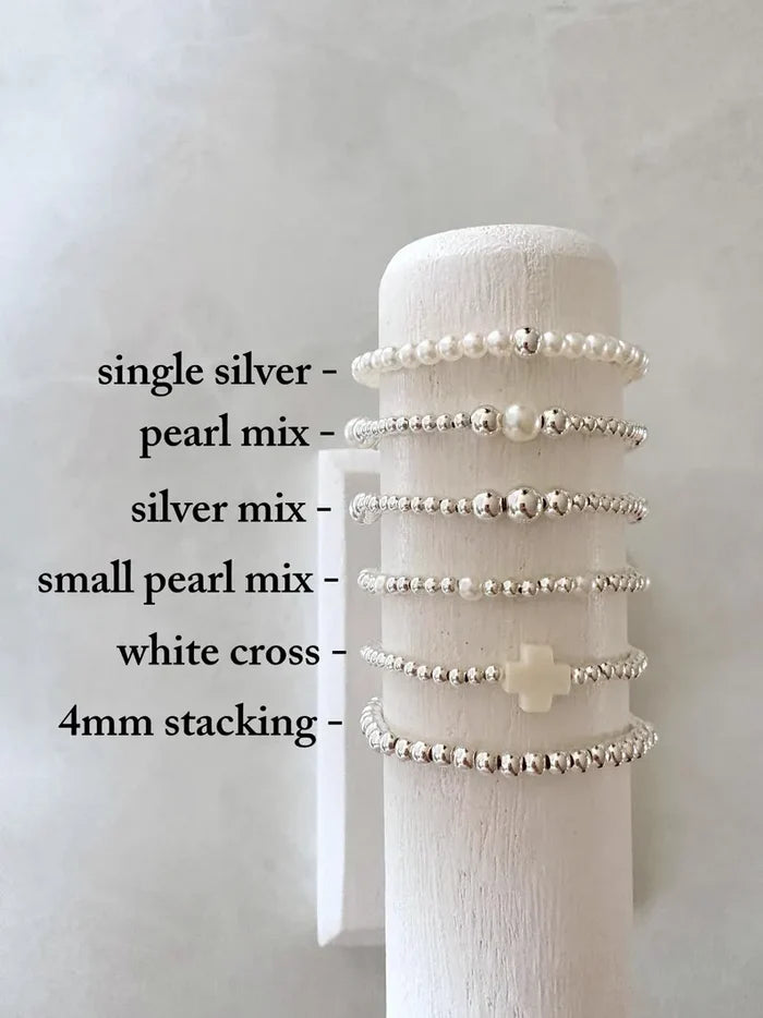 The Minimalist Silver Pearl Collection
