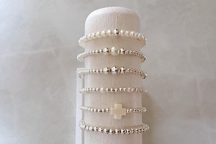 The Minimalist Silver Pearl Collection