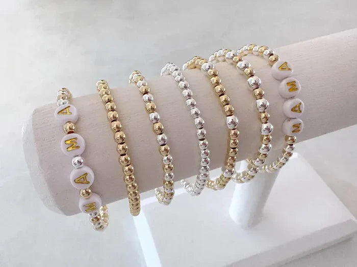 The Mixed Metal Name Bracelet