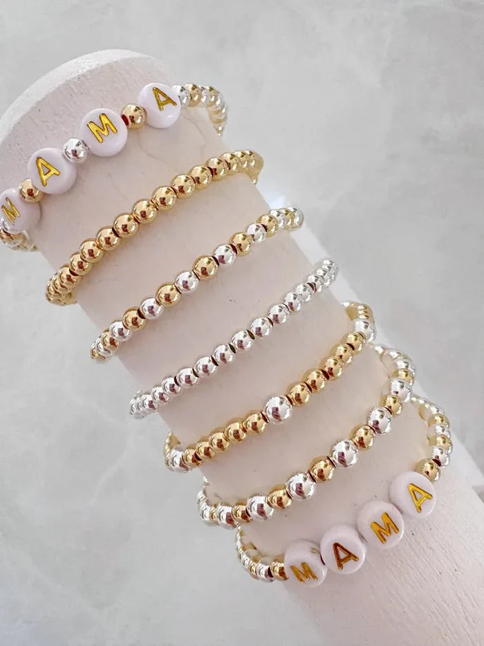The Mixed Metal Name Bracelet