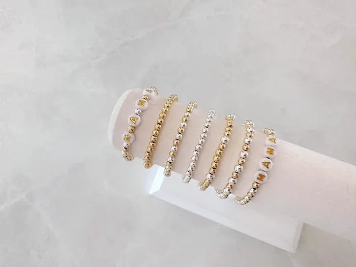 The Mixed Metal Name Bracelet