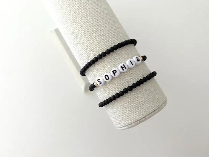 The Name Bracelet | Black Matte